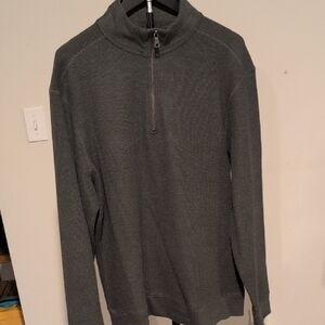 Banana Republic Men's Gray Zip-Up Sweater